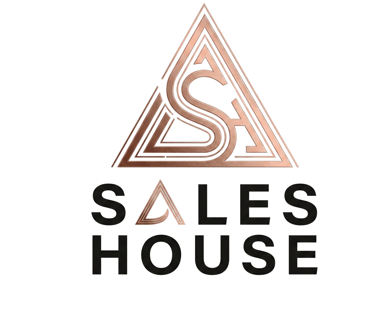 Sales House - logo completo, fondo transparente